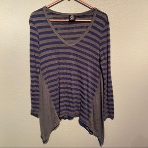 Bobeau Striped Top